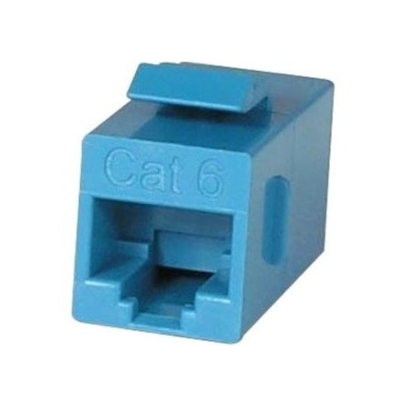 Unc Group Cat6 Rj45 Keystone In-Line Coupler, Blu C6-CPLR-BLU